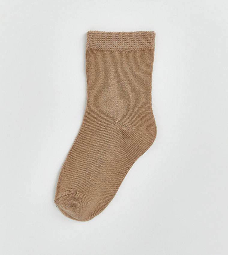 5-Pack Solid Crew Socks