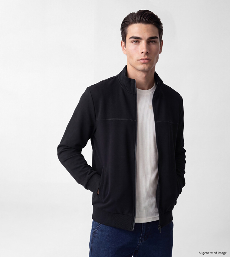 LC Waikiki  Casual Jackets - BLACK Casual Jackets