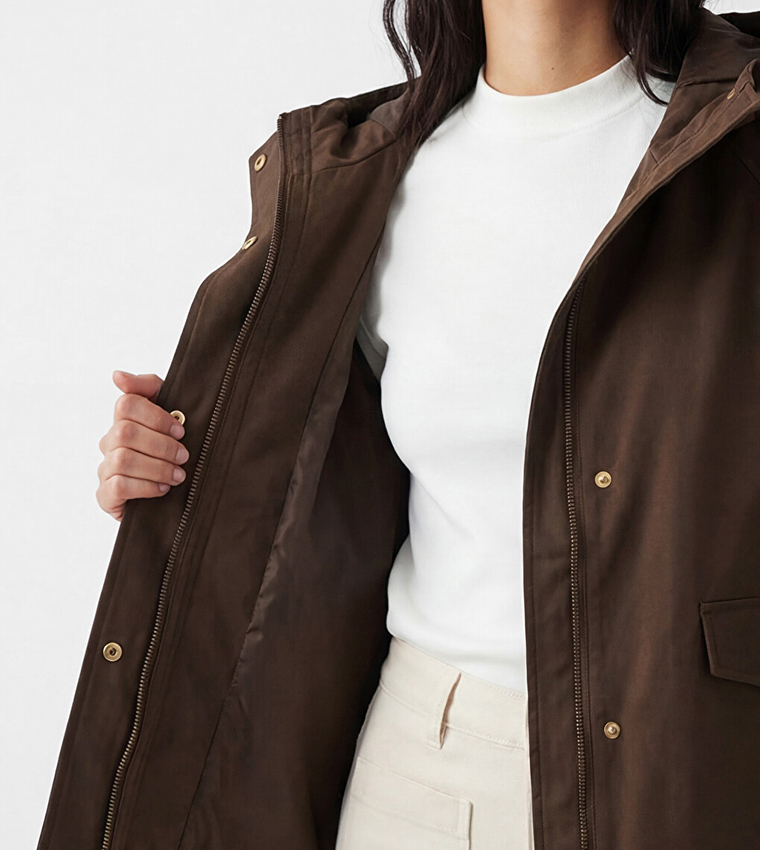 LC Waikiki  Casual Jackets - Brown Casual Jackets