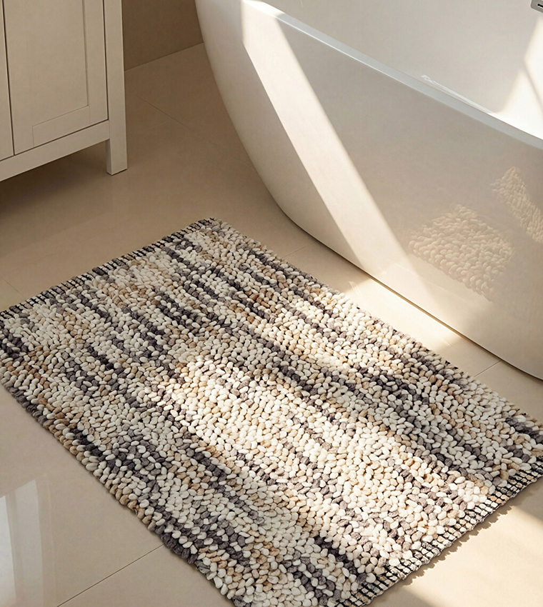 Patterned Bath Mat, 50x80cm