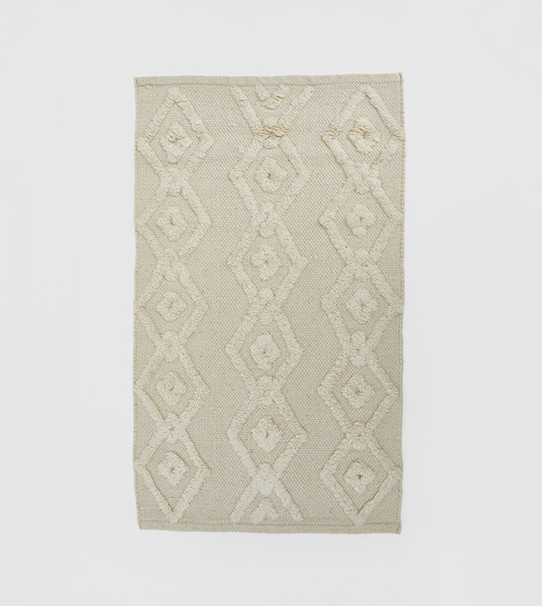 Geometric Patterned Bath Mat, 50x80cm