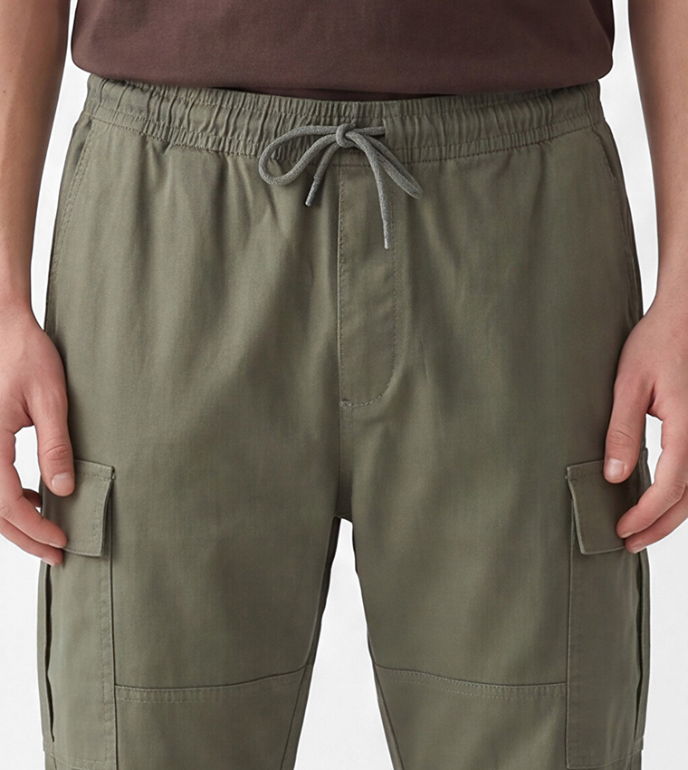 XSIDE Solid Cargo Jogger Pants