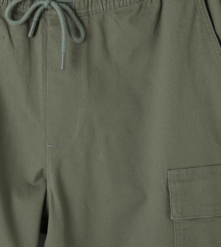 XSIDE Solid Cargo Jogger Pants