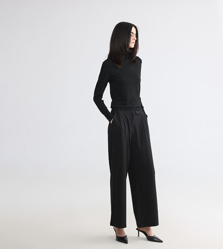 LC Waikiki  Turtleneck Sweaters - BLACK Turtle neck Sweaters