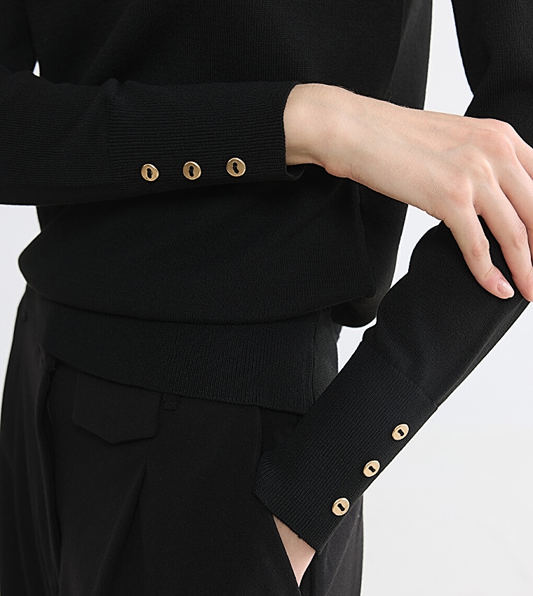 LC Waikiki  Turtleneck Sweaters - BLACK Turtle neck Sweaters
