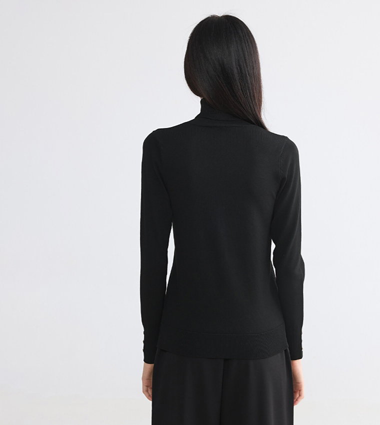 LC Waikiki  Turtleneck Sweaters - BLACK Turtle neck Sweaters