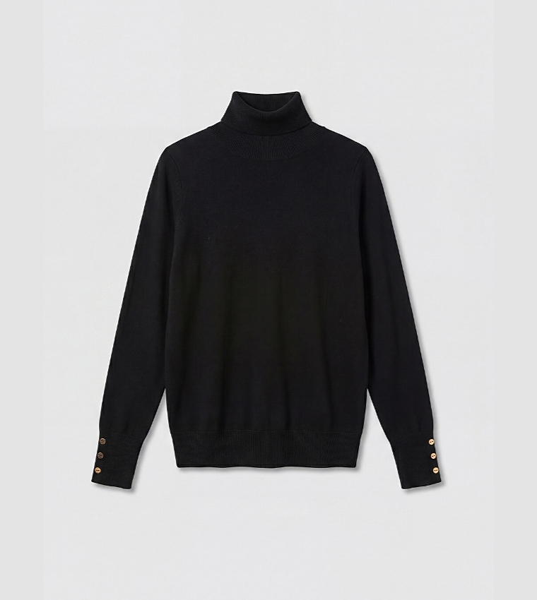 LC Waikiki  Turtleneck Sweaters - BLACK Turtle neck Sweaters