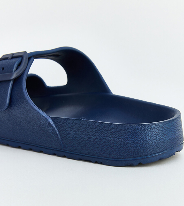 Solid Double Buckle Strap Slides