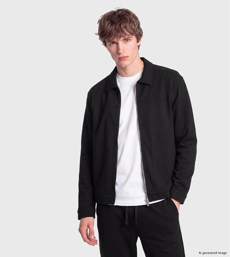 LC Waikiki  Casual Jackets - BLACK Casual Jackets
