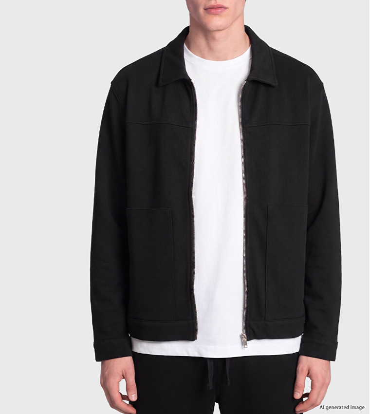 LC Waikiki  Casual Jackets - BLACK Casual Jackets