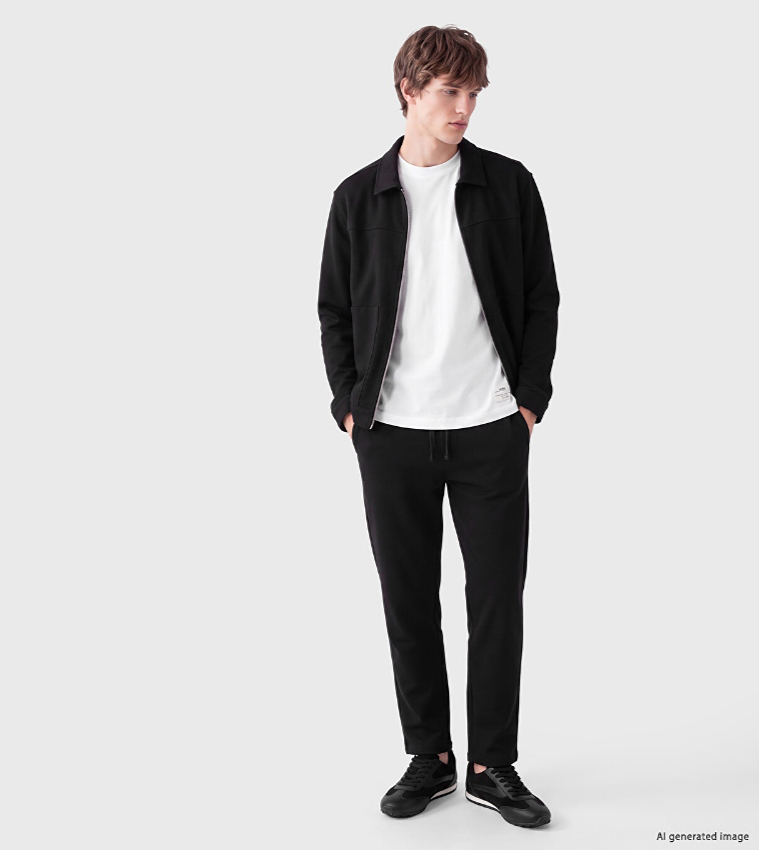 LC Waikiki  Casual Pants - BLACK Casual Pants