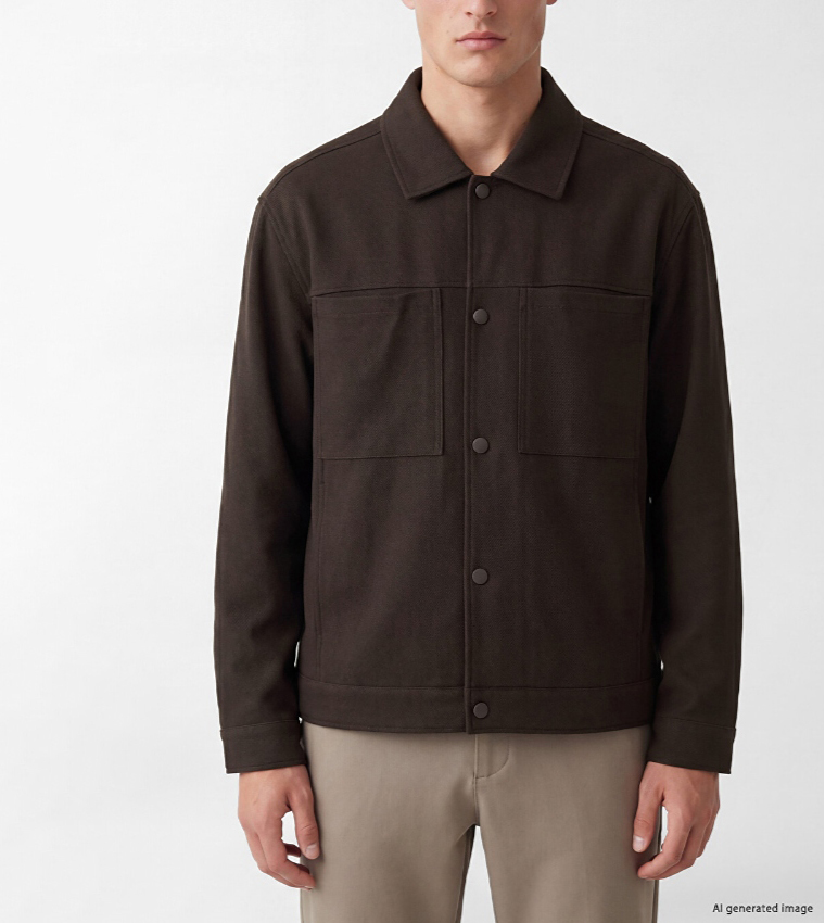 LC Waikiki  Casual Jackets - Brown Casual Jackets