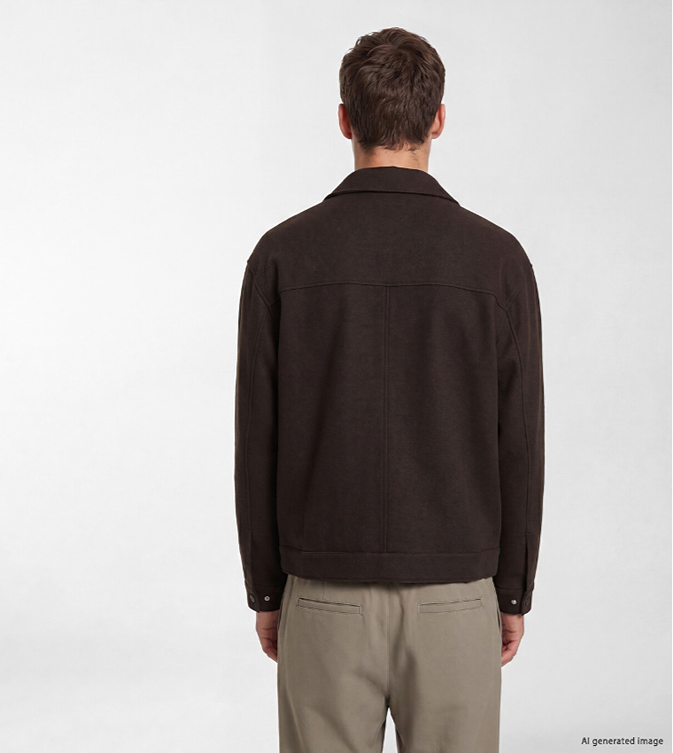 LC Waikiki  Casual Jackets - Brown Casual Jackets