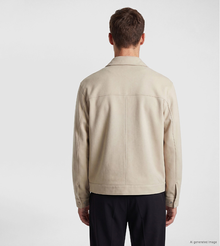 LC Waikiki  Casual Jackets - Beige Casual Jackets