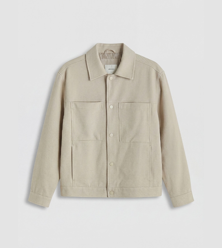 LC Waikiki  Casual Jackets - Beige Casual Jackets