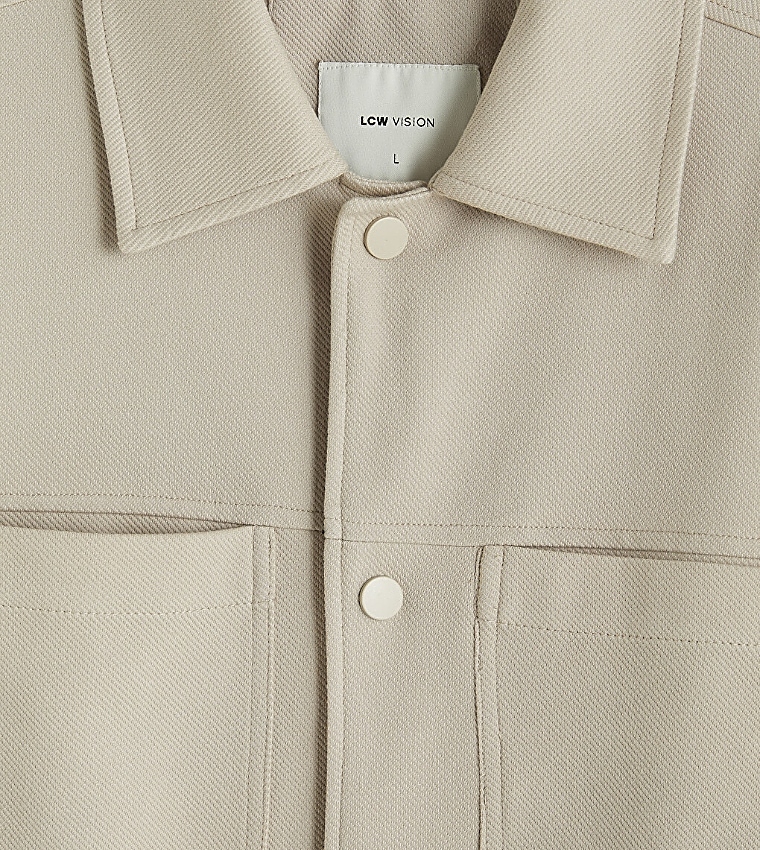 LC Waikiki  Casual Jackets - Beige Casual Jackets