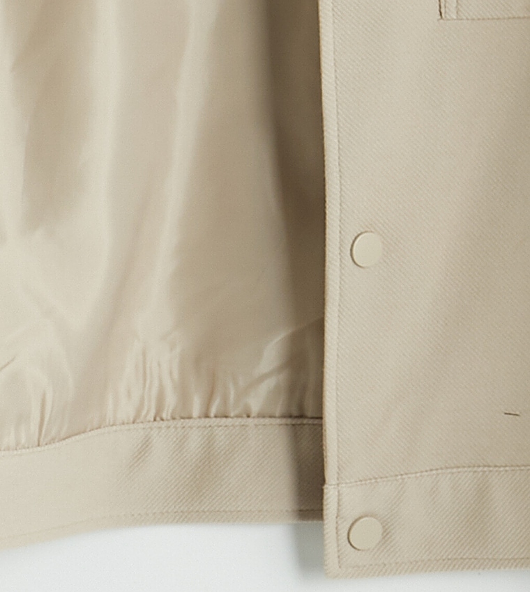 LC Waikiki  Casual Jackets - Beige Casual Jackets