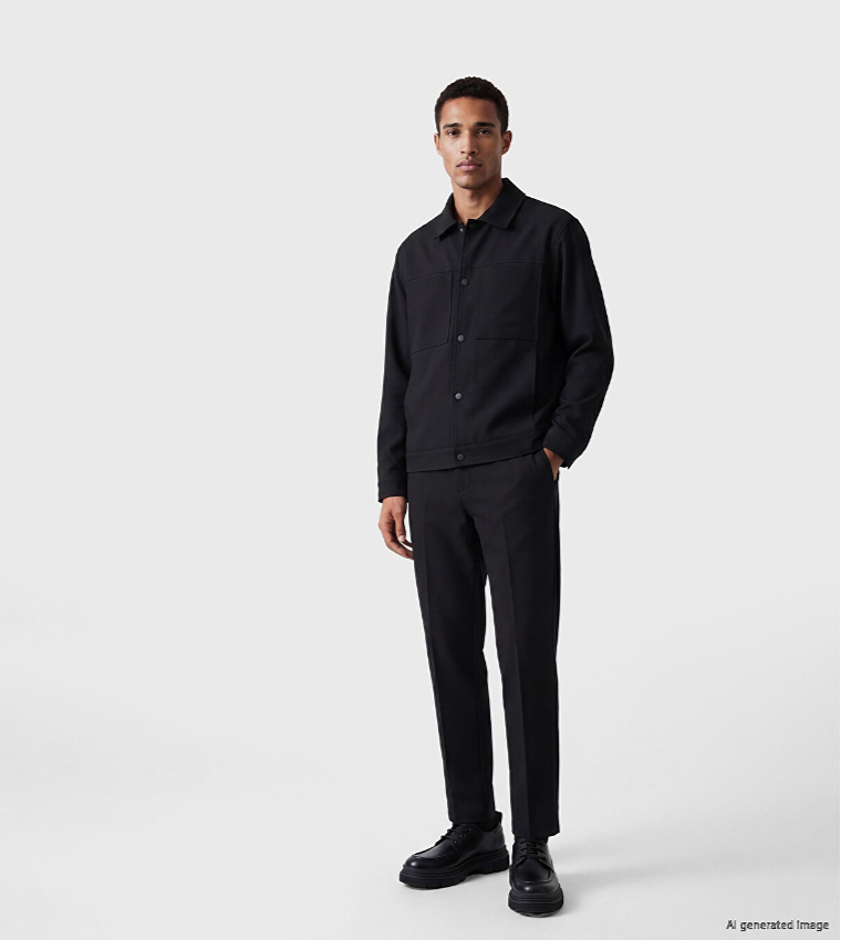 LC Waikiki  Casual Jackets - BLACK Casual Jackets