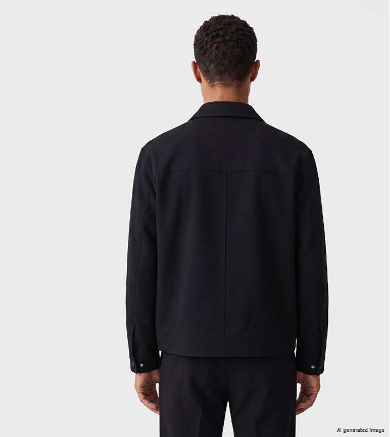 LC Waikiki  Casual Jackets - BLACK Casual Jackets