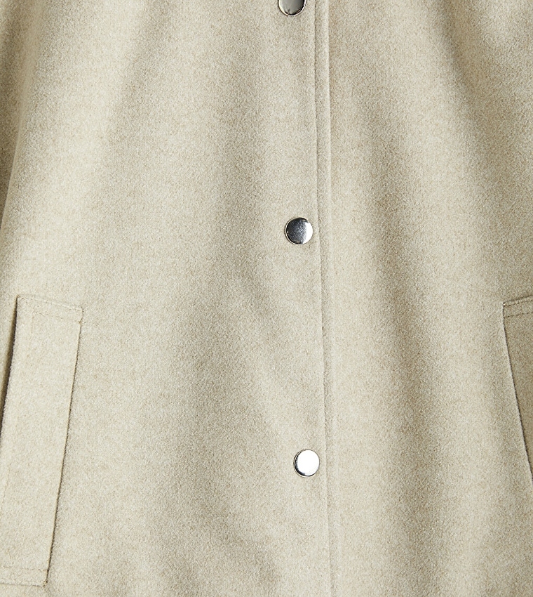 LC Waikiki  Casual Jackets - Beige Casual Jackets