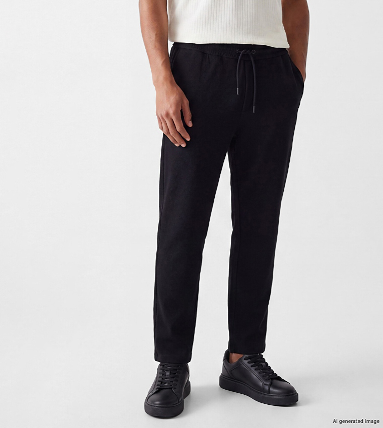 Ribbed Regular Fit Joggers