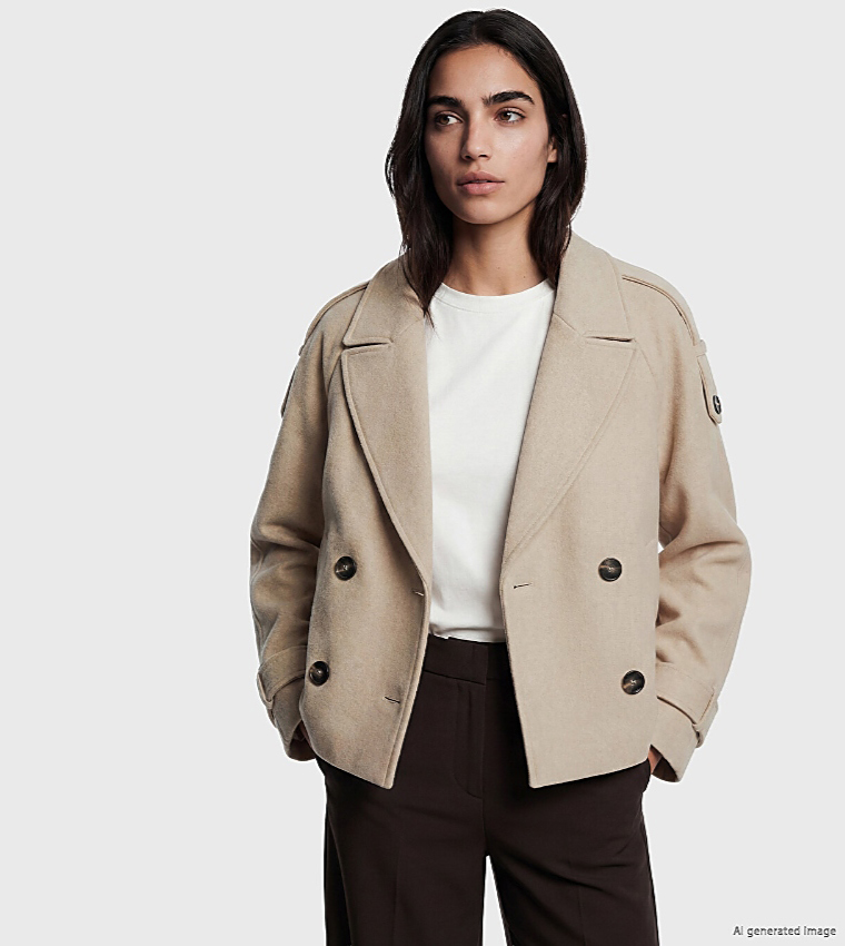 LC Waikiki  Overcoats - Beige Overcoats