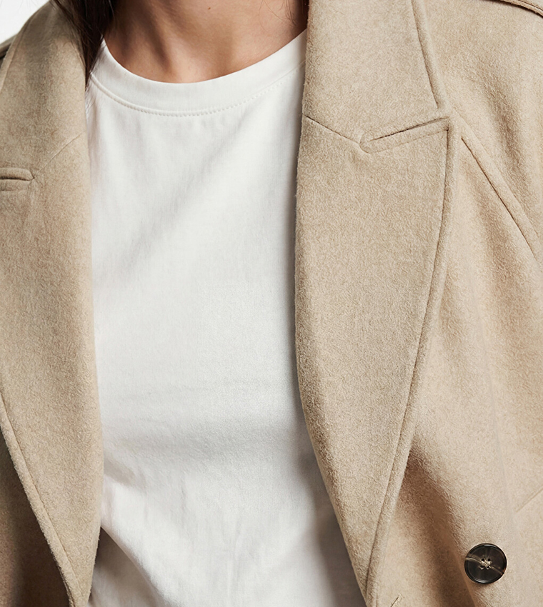 LC Waikiki  Overcoats - Beige Overcoats