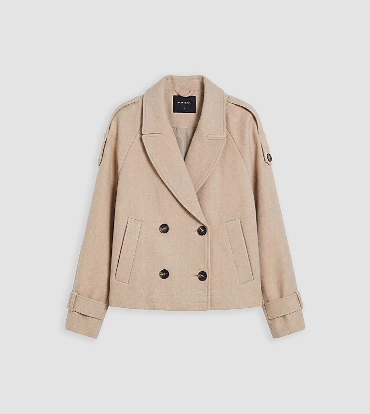 LC Waikiki  Overcoats - Beige Overcoats