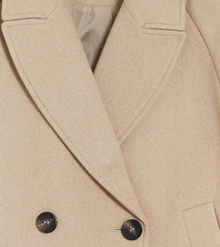 LC Waikiki  Overcoats - Beige Overcoats