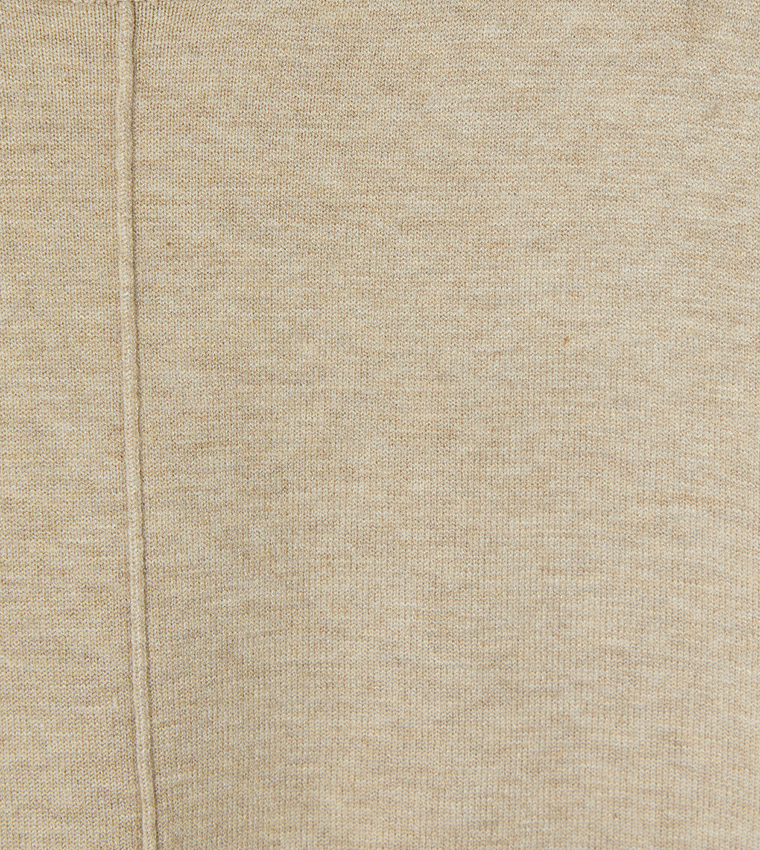 اٍل سي واي كيكي  سترات بياقة دائرية - بيج Round Neck Sweaters