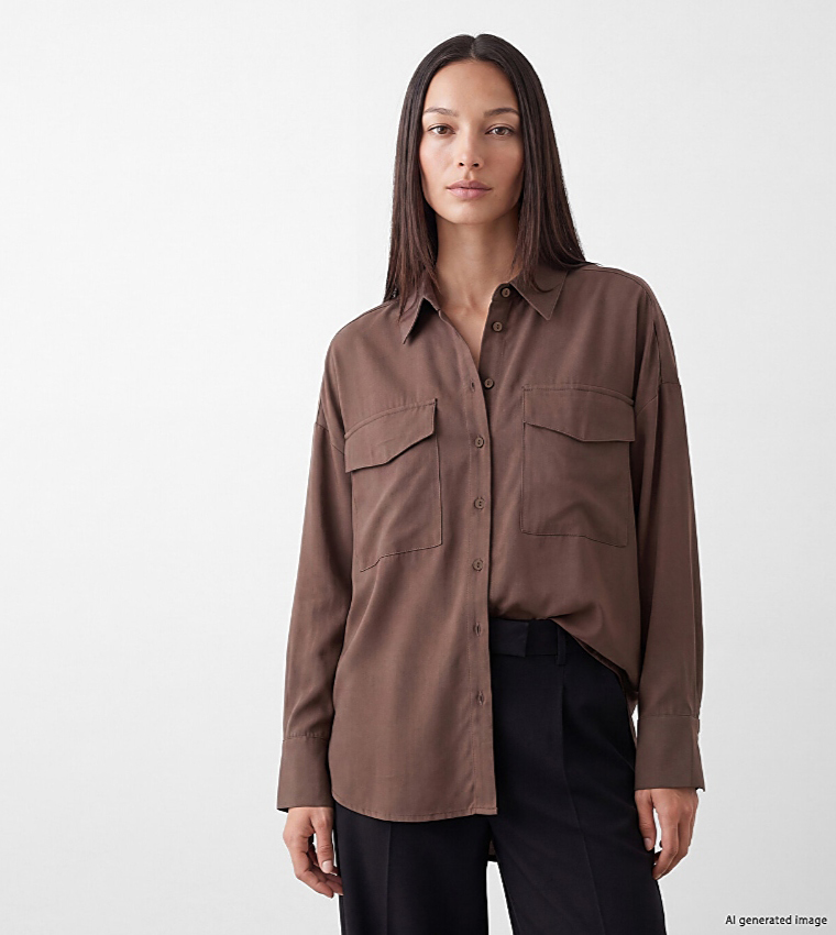 Solid Long Sleeves Shirt