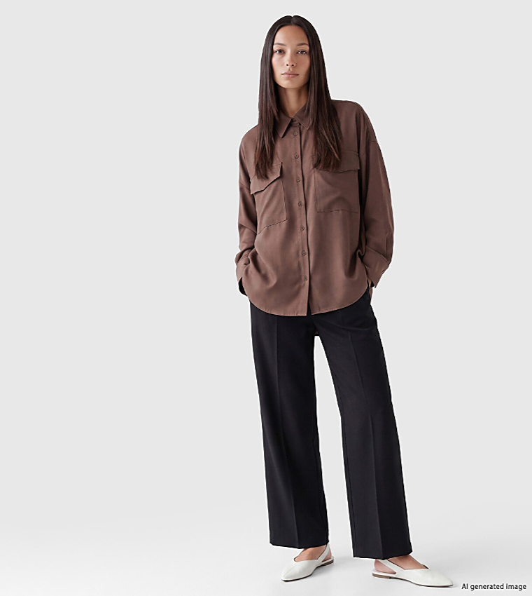 Solid Long Sleeves Shirt
