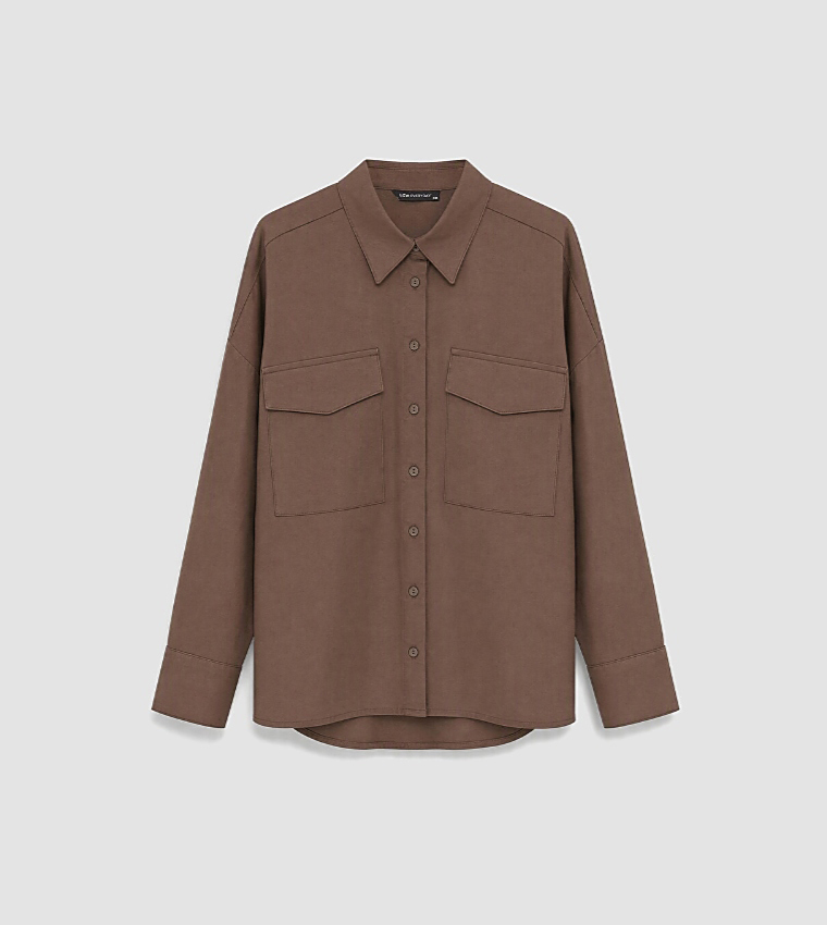 Solid Long Sleeves Shirt