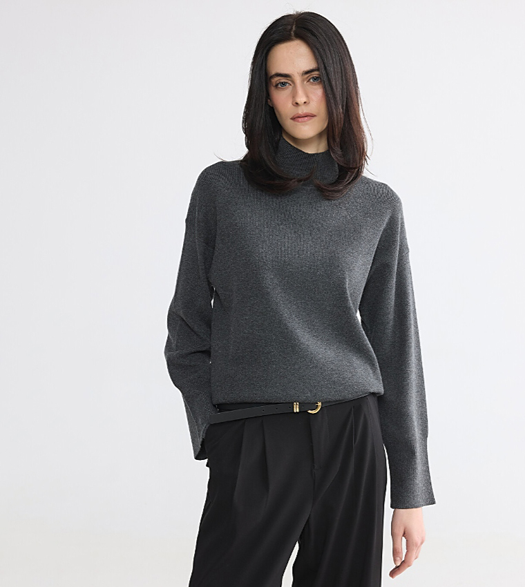 LC Waikiki  Turtleneck Sweaters - Off White Turtle neck Sweaters