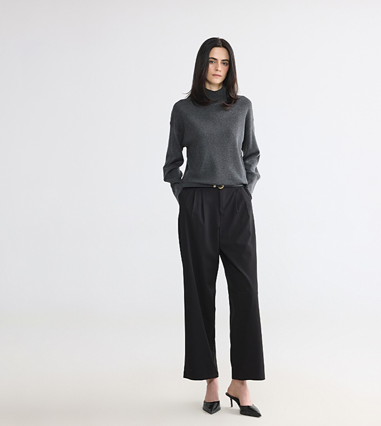 LC Waikiki  Turtleneck Sweaters - Off White Turtle neck Sweaters