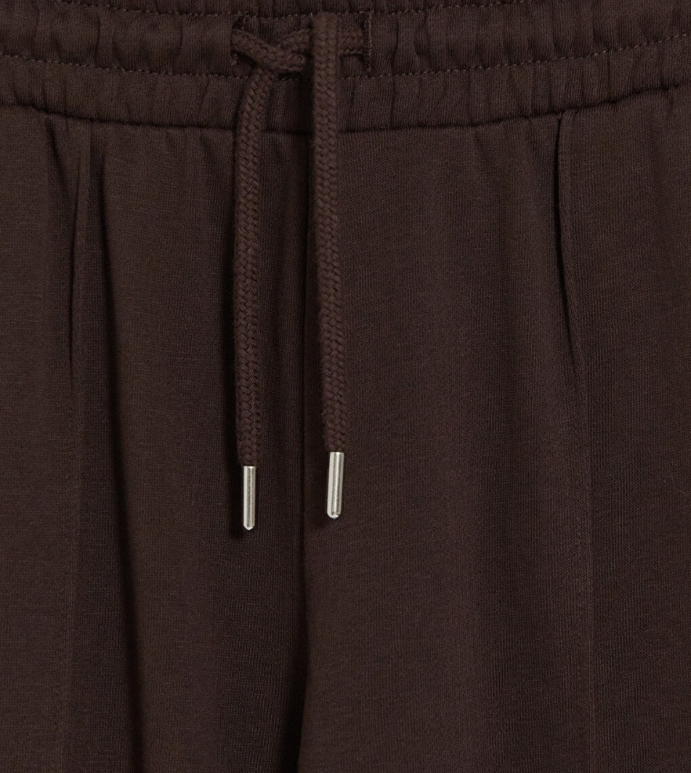 Solid Drawstring Waist Joggers