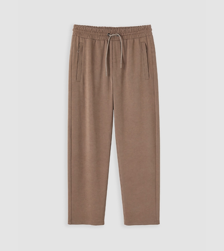 Solid Regular Fit Joggers