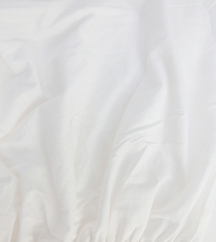 Solid Double Fitted Sheet