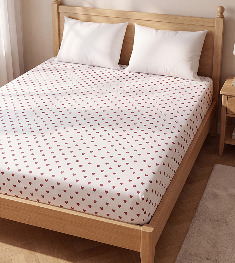 Heart Patterned Double Sheet