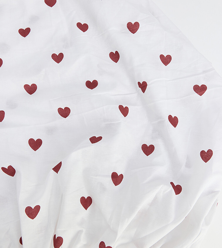 Heart Patterned Double Sheet