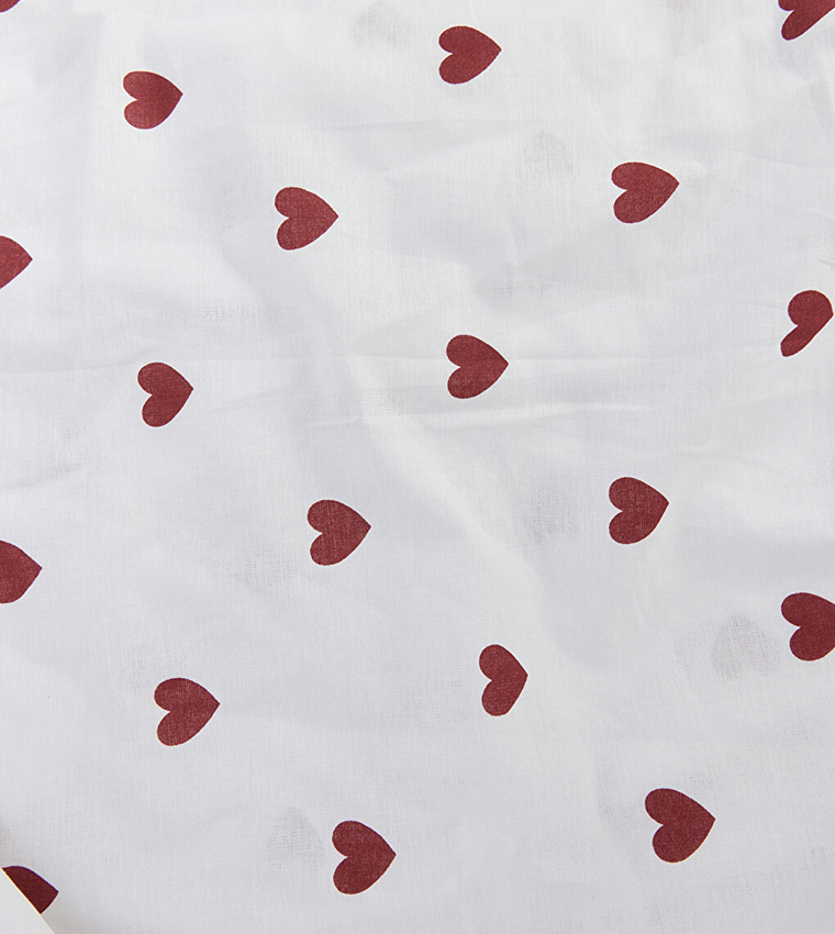 Heart Patterned Double Sheet