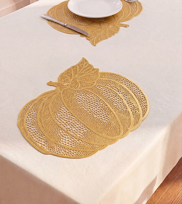2-Pack Pumpkin Patterned Placemats