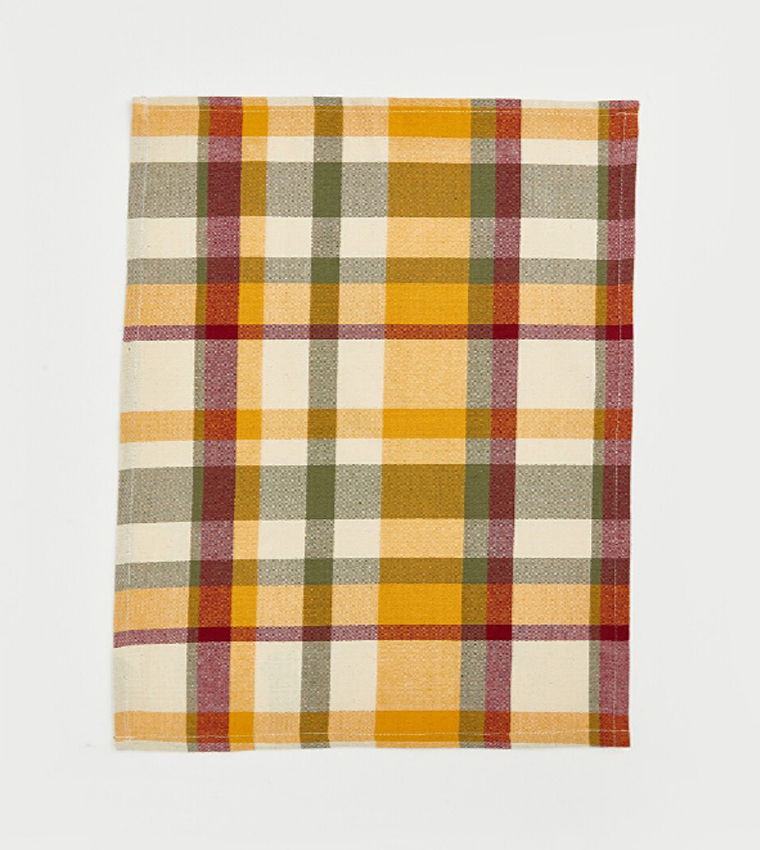 2-Pack Checked and Patterned Tea Towel Set