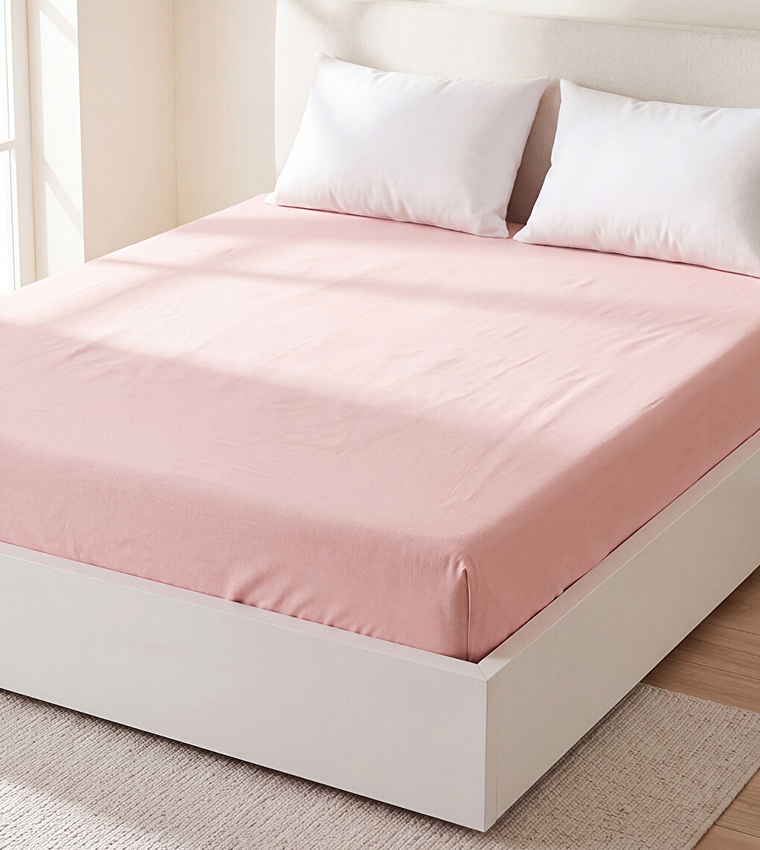 Double Cotton Fitted Sheet