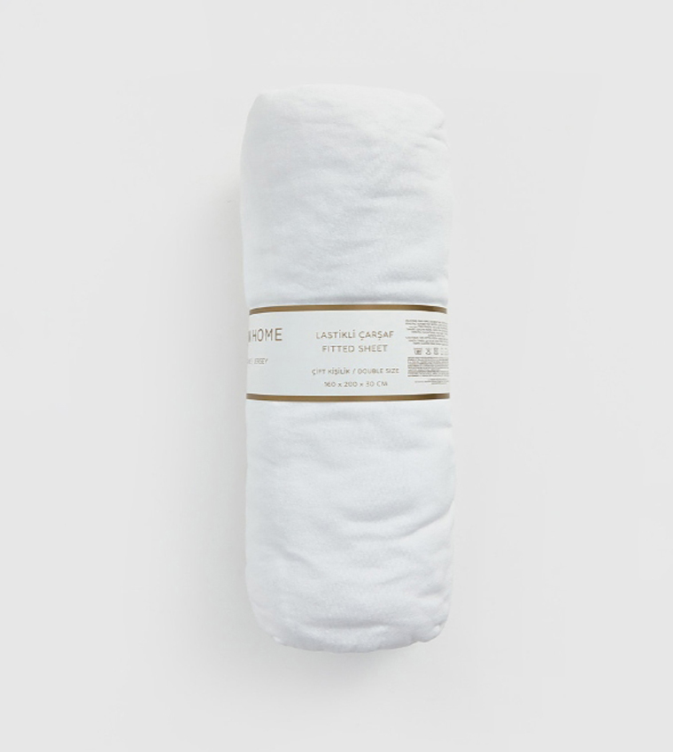 Double Cotton Fitted Sheet