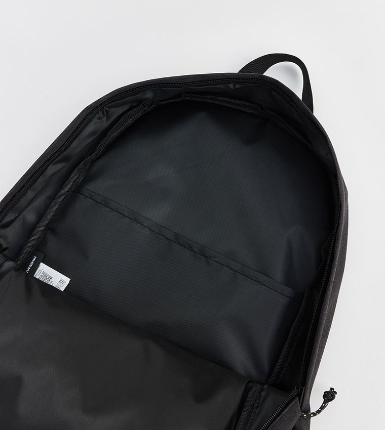 Textured Zippered Backpack