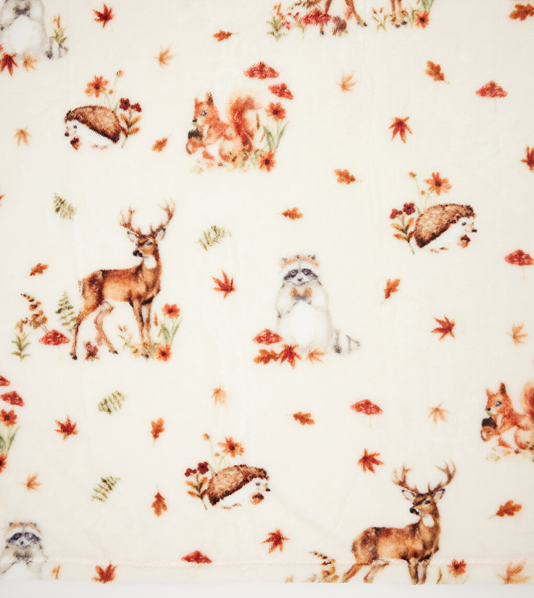 Patterned Single TV Blanket