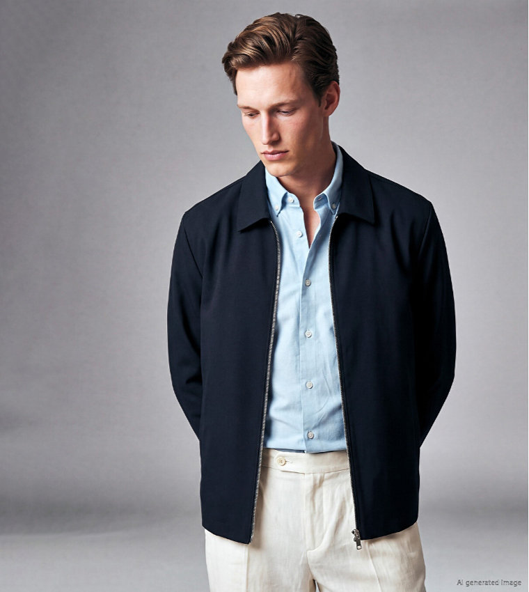 LC Waikiki  Casual Jackets - Navy Casual Jackets