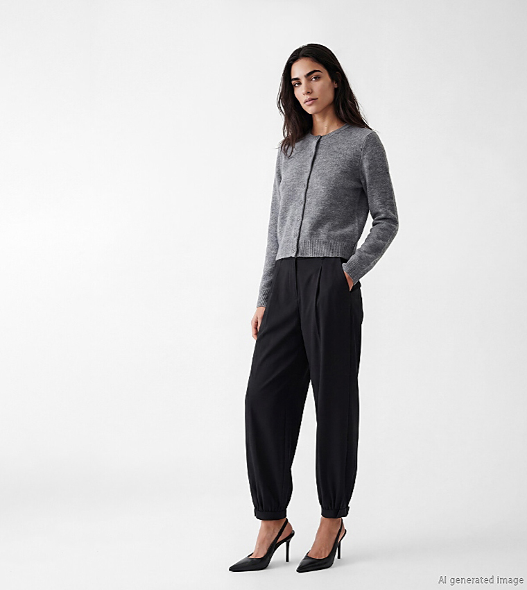 LC Waikiki  Cardigans - Grey Cardigans
