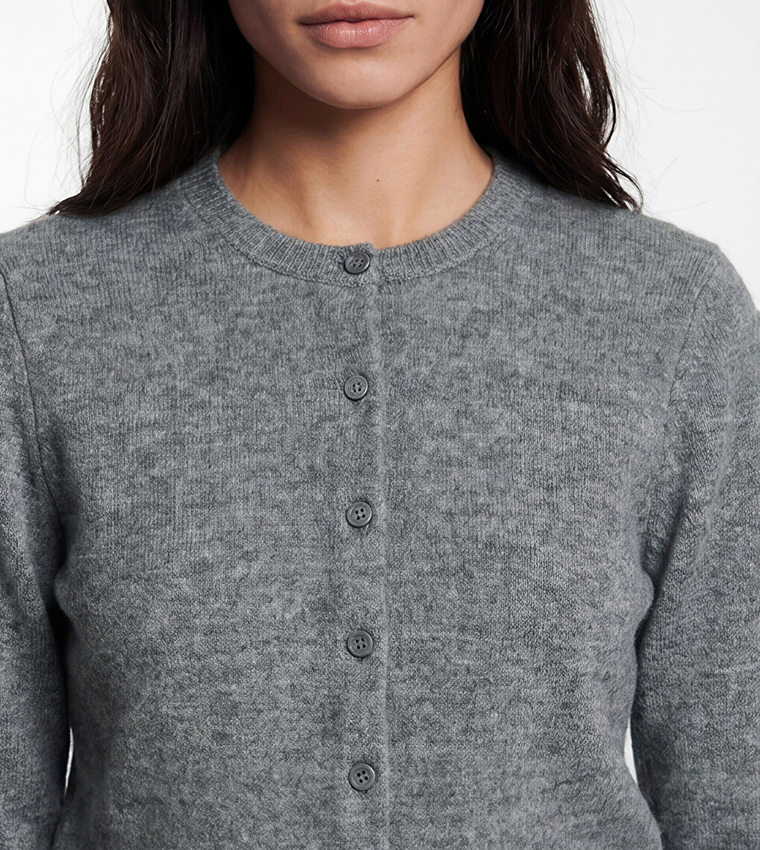 LC Waikiki  Cardigans - Grey Cardigans